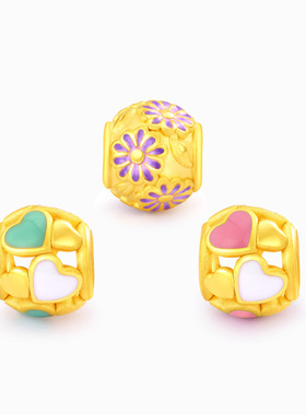 young专柜同款琅3d老挝黄金手链