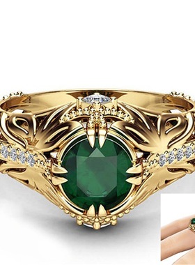 youngwish热卖新款镀黄金戒指