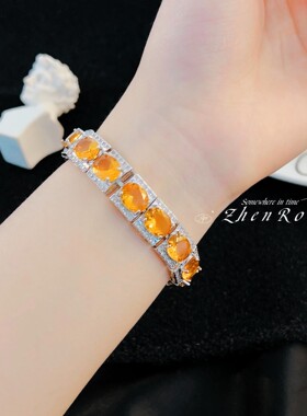 小众轻奢设计摩根石糖果手链