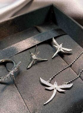 轻奢戒指耳环立体超仙高级感项链