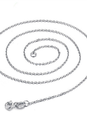 Young银十字链 O字女士项链 韩版韩国饰品 复古首饰s铜银饰