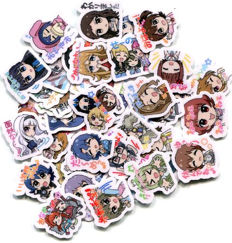 自制手帐相册动漫贴纸