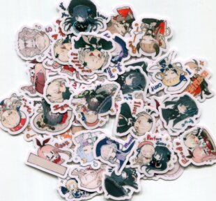 Arcaea Stickers 手帐相册装饰手机防水贴纸 40张 Z 1097