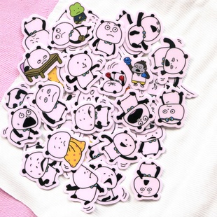 GOKIGEN PANDA 自制手帐系列二贴纸西村裕二好心情五气元熊猫