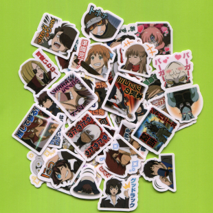 血界战线 40枚 自制手帐手机电脑相册防水动漫diy贴纸