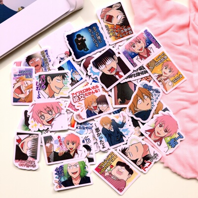 男公关俱乐部的欢乐日常 自制手帐手机电脑防水水杯头盔贴纸 40枚