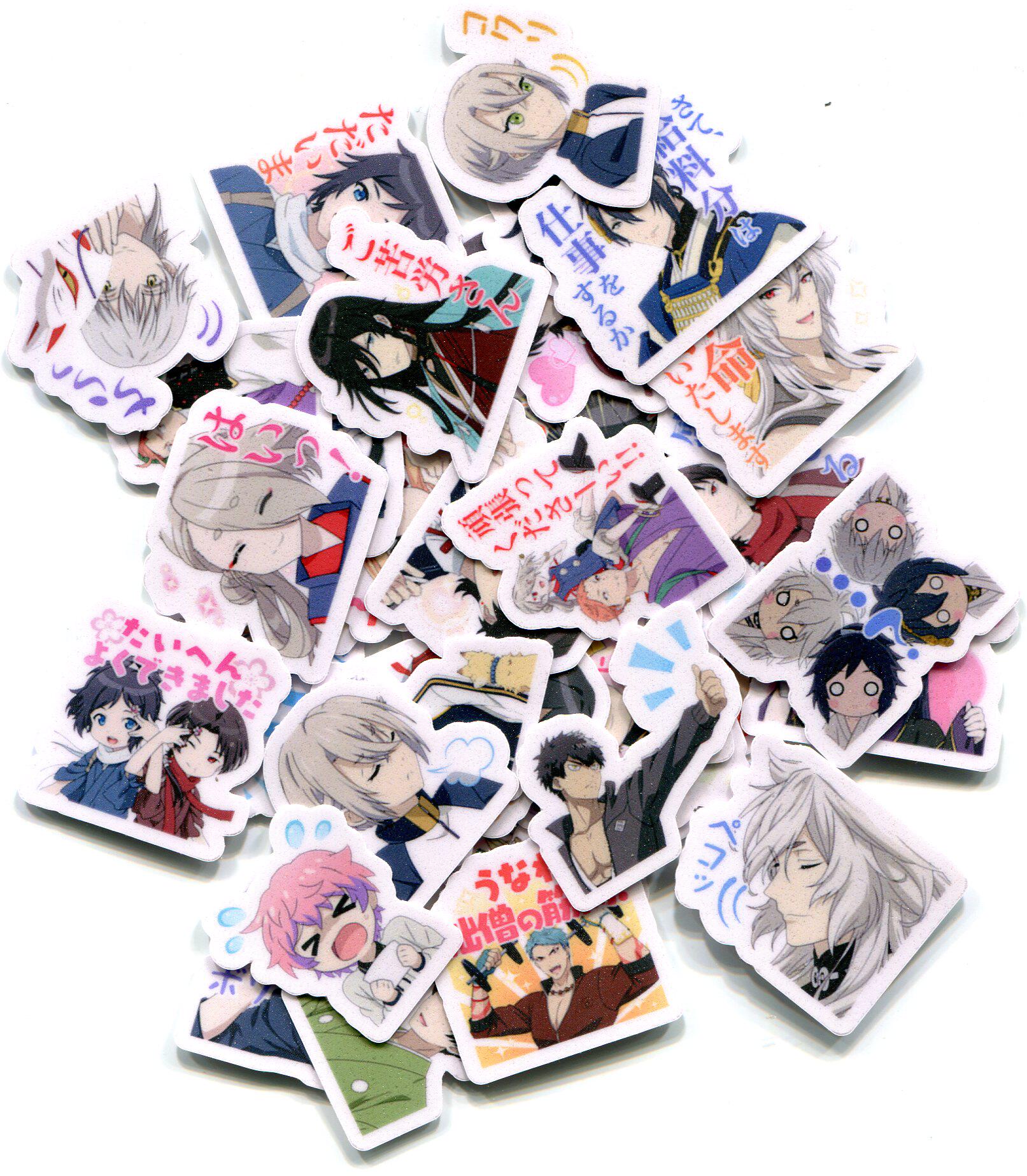 刀剑乱舞-花丸- 第三弹 自制手帐动漫防水贴纸 40张 z 983