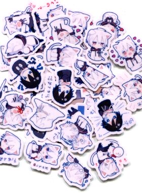 Line表情贴纸 Mafumafu Sticker (cat) 手帐相册贴纸 40张 Z 776