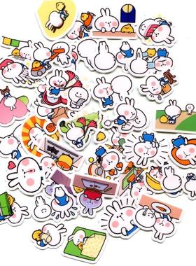 Line表情贴纸 Spoiled Rabbit 系列17 自制手帐贴纸 40枚 Z 510