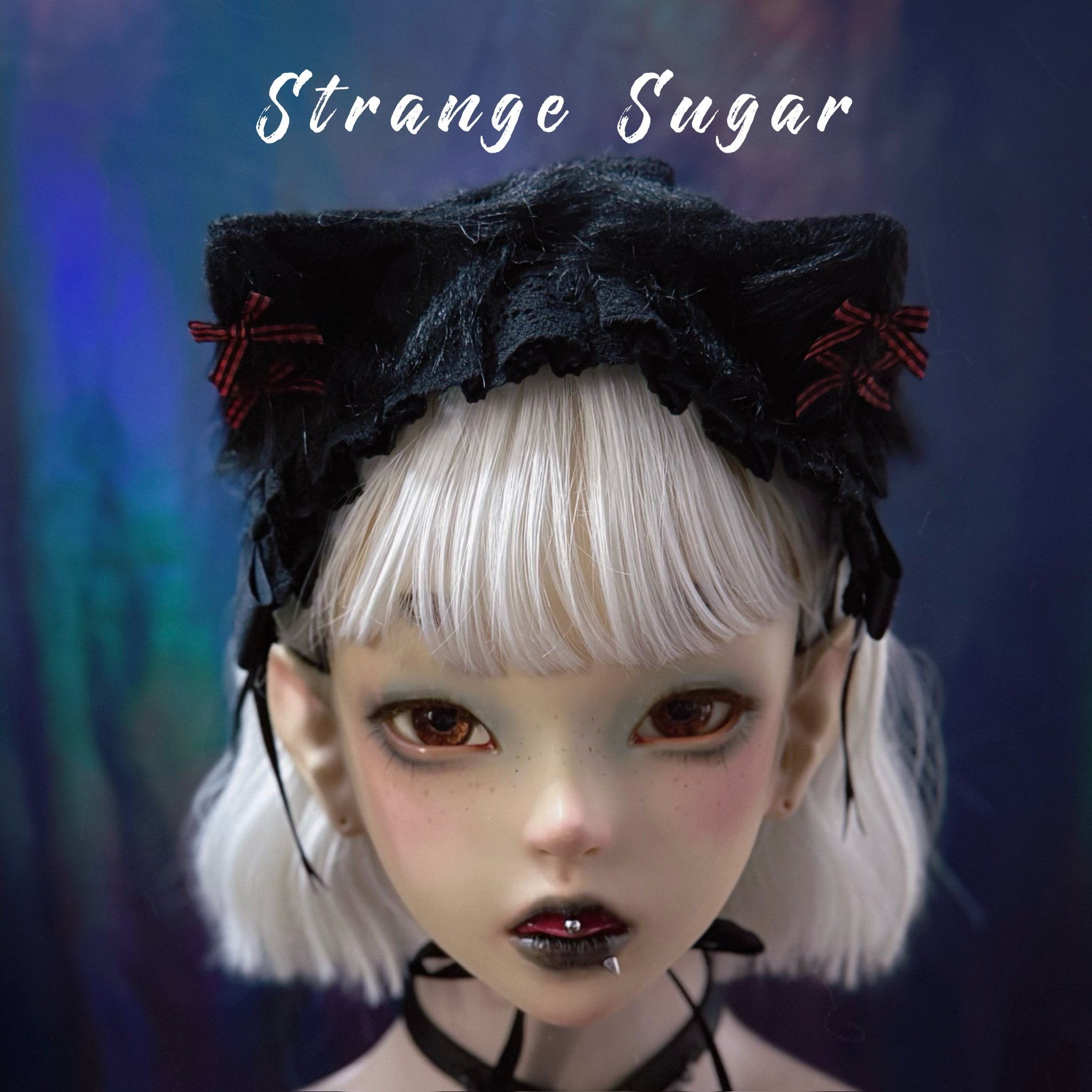 怪糖饰物集原创手工蕾丝荷叶边毛绒猫耳兽耳发带暗黑系亚文化黑色,饰品/流行首饰/时尚饰品新,发饰,淘宝优惠券,粉丝福利购,淘宝优惠卷