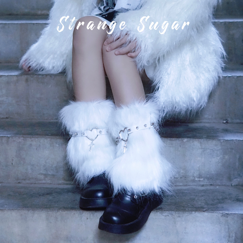 怪糖饰物集长筒保暖涤纶暗黑