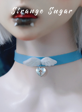 怪糖饰物集仿皮颈链女原创设计