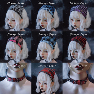 怪糖饰物集原创手工三角巾发箍系列颈链choker系列合集头箍亚文化