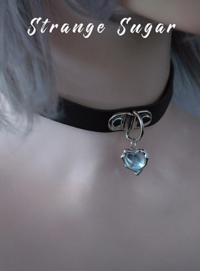 怪糖饰物集原创手工爱心吊坠颈链