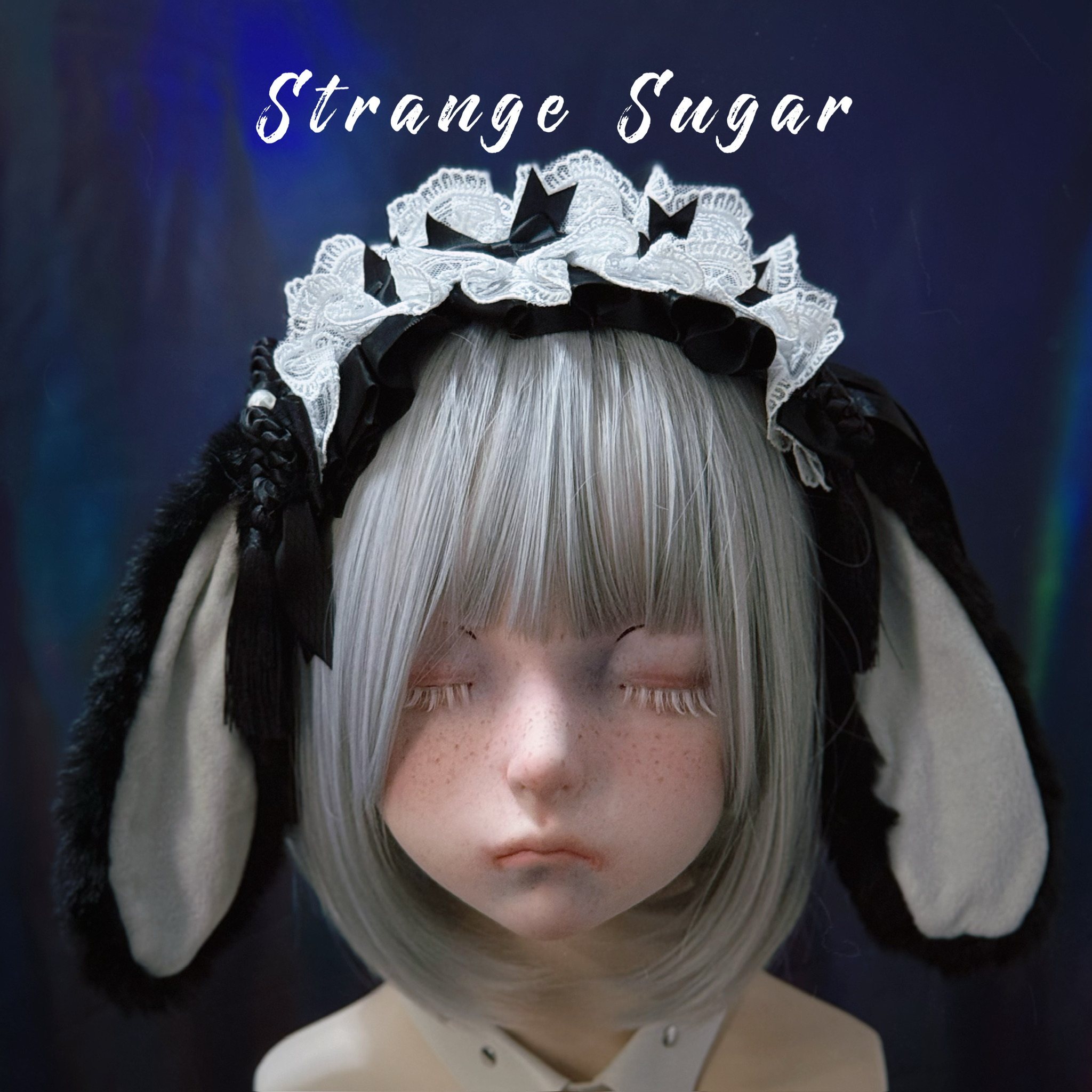 怪糖饰物集原创手工毛绒垂耳兔蕾丝女仆风发箍头箍亚文化黑白色,饰品/流行首饰/时尚饰品新,发饰,淘宝优惠券,粉丝福利购,淘宝优惠卷