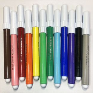 安爷笔铺 改笔材料 Giotto 粗杆 常规12色