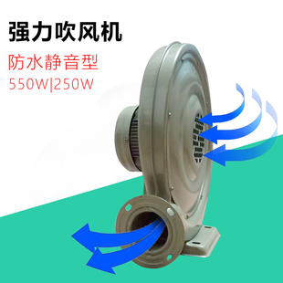 永强牌 离心式中压低噪音吹风机灶台鼓风机220V 吹风机 铜芯风机