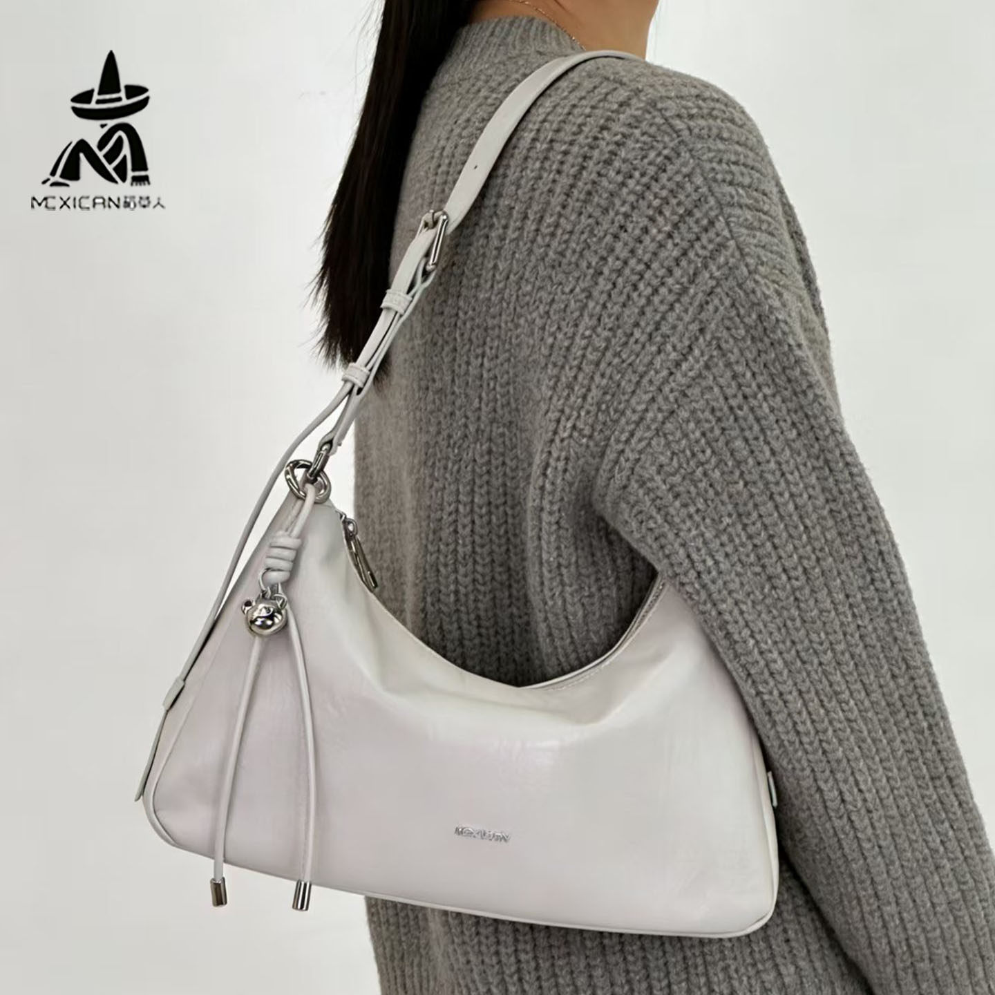 稻草人女包2026春新款百搭专柜同款腋下托特单肩斜挎大容量枕头包,箱包皮具/热销女包/男包,通用款女包,淘宝优惠券,粉丝福利购,淘宝优惠卷