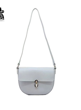 稻草人女包2024夏季上新清新糖果色休闲品牌单肩斜挎链条马鞍小包