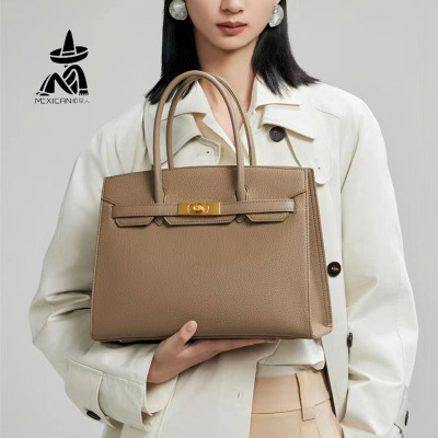 稻草人女包2023冬新款时尚百搭韩版洋气高品质通勤单肩手提铂金包