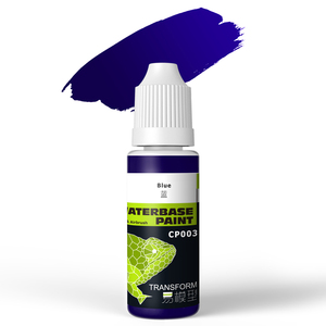 。【HY】易模型CP003 上色颜料水性漆 基础色系 亮光泽蓝色 18ml