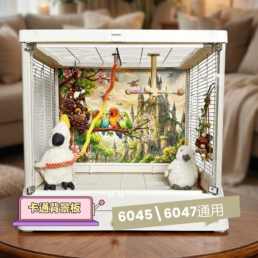 达洋鸟笼背板6045亚克力背景板6047背板图案挡屎板易清洁手绘挡板,宠物/宠物食品及用品,鸟禽其他,淘宝优惠券,粉丝福利购,淘宝优惠卷