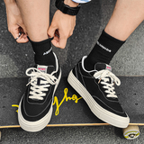 B218-1648-P50潮流低帮休闲帆布鞋子新款2023夏天纯色学生鞋，男鞋帆布鞋，电商B218