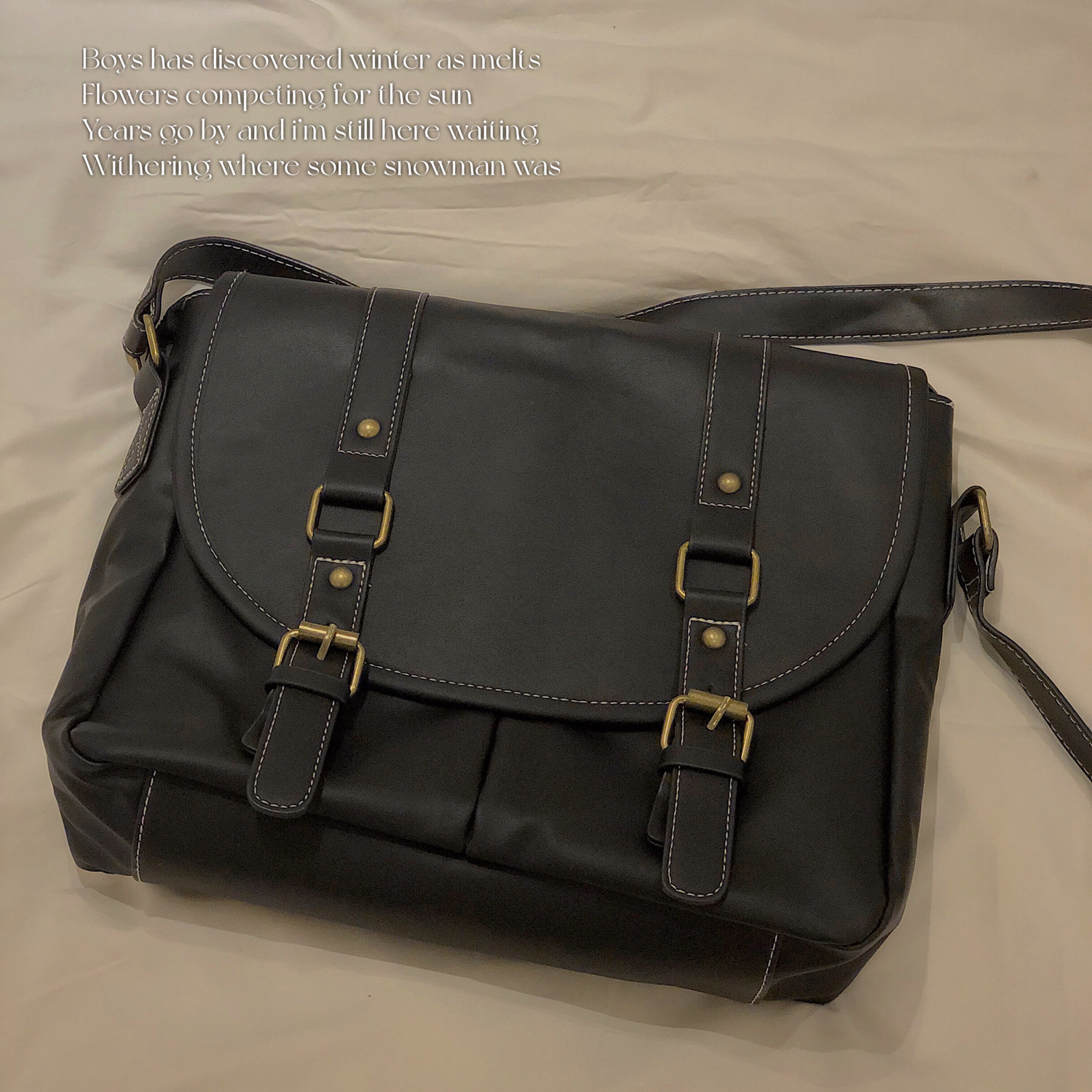 B218-B15-P55潮流男女情侣款斜挎包皮质学院风JK制服搭配单肩包新,饰品头饰,星座1613（原B218）