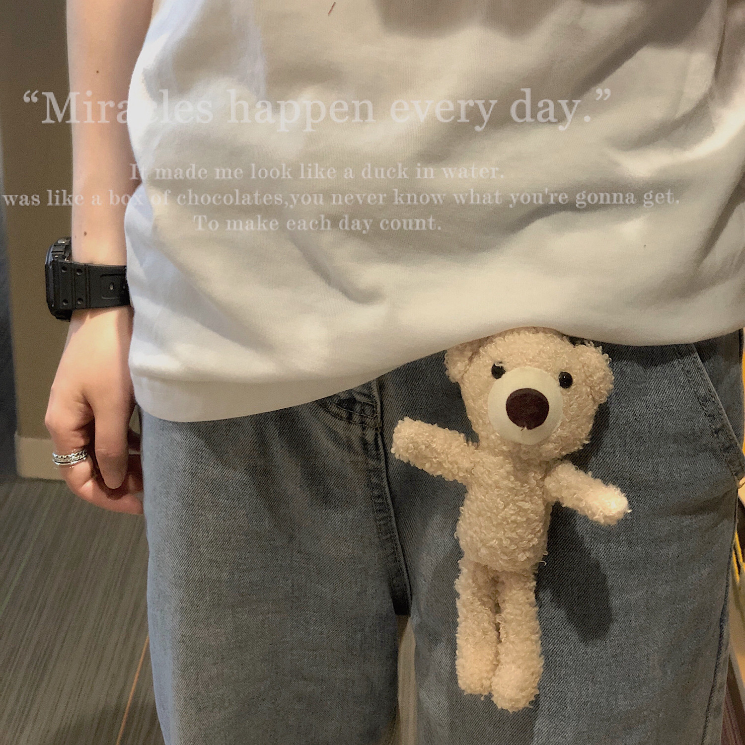 B218-S79-P7潮流小熊娃娃玩偶挂件配饰钥匙扣男女可挂包新款2021,饰品头饰,星座1613（原B218）