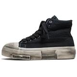 B218-2387-P70学生男高帮运动休闲潮流厚底帆布鞋2024，男鞋帆布鞋，电商B218