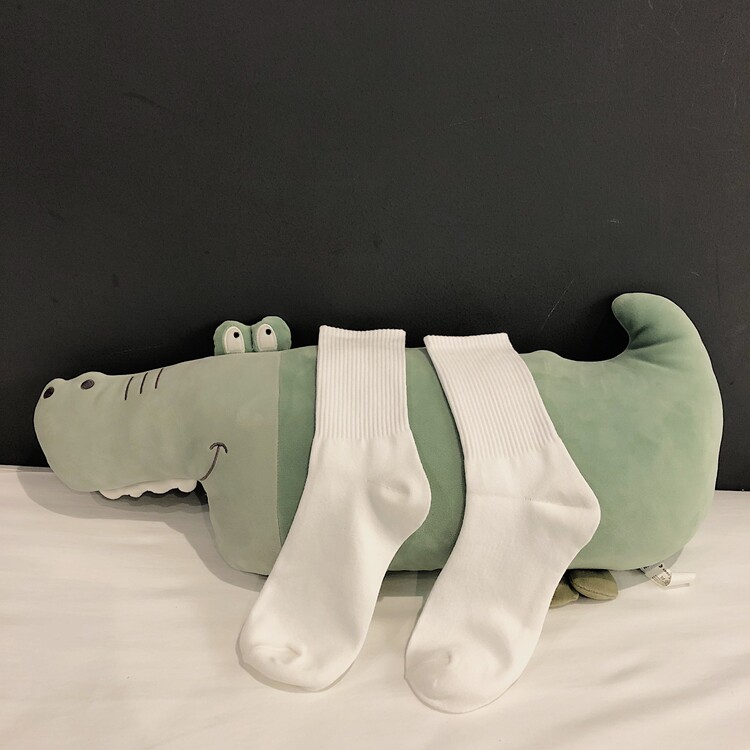 B218-WZ80-P5基础款条纹简约百搭运动长高中筒棉袜子男女新款秋冬,饰品袜子,星座1613（原B218）