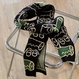 B218-WJ31-P28保暖印花韩版卡通情侣男女休闲围巾围脖新款2023冬，围巾，电商B218