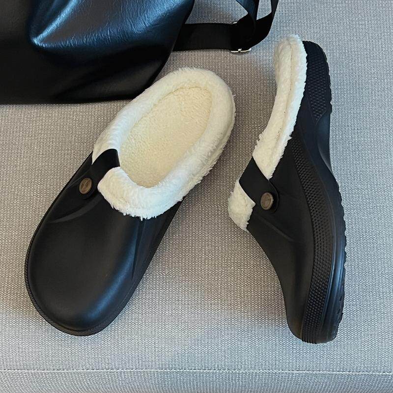 B218-TX39-P29冬季情侣男拖鞋新款居家外穿保暖防水毛毛拖鞋2024,男鞋拖鞋,星座1613（原B218）