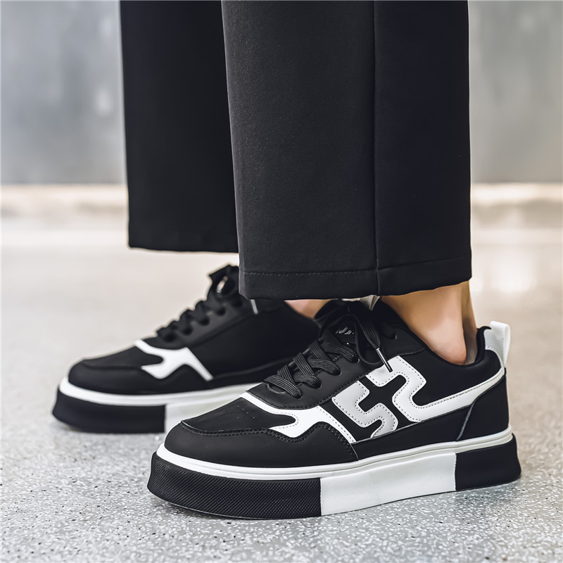 B218-2327-P50时尚休闲拼色潮流男士低帮板鞋子2024秋季百搭个性，男鞋休闲鞋，星座1613（原B218）