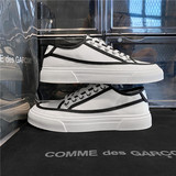 B218-1129-P45百搭休闲鞋学生透气系带圆头运动低帮潮流帆布鞋男，男鞋帆布鞋，电商B218