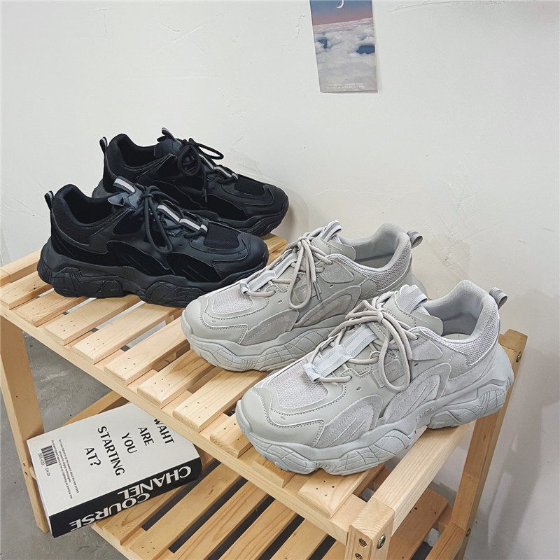 B218-X967-P55青年厚底休闲鞋车缝线系带圆头运动男士港风新款,男鞋休闲鞋,星座1613（原B218）