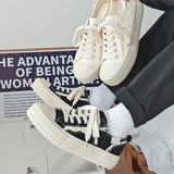 B218-1751-P58流行男士鞋子新款时尚潮鞋低帮帆布学生鞋23，男鞋帆布鞋，电商B218