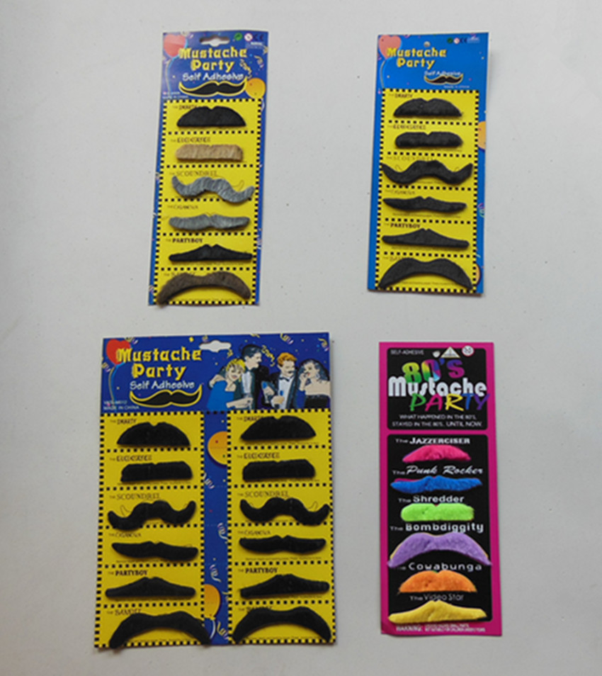 万圣节用品 儿童化妆舞会演出表演道具 八字胡 小胡须 成人假胡子