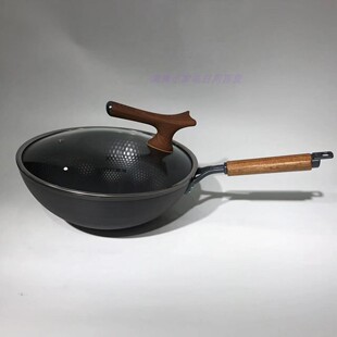 居派GiPP轻量极铁锅日式炒锅32CM不生锈健康无涂层燃气电磁炉通用