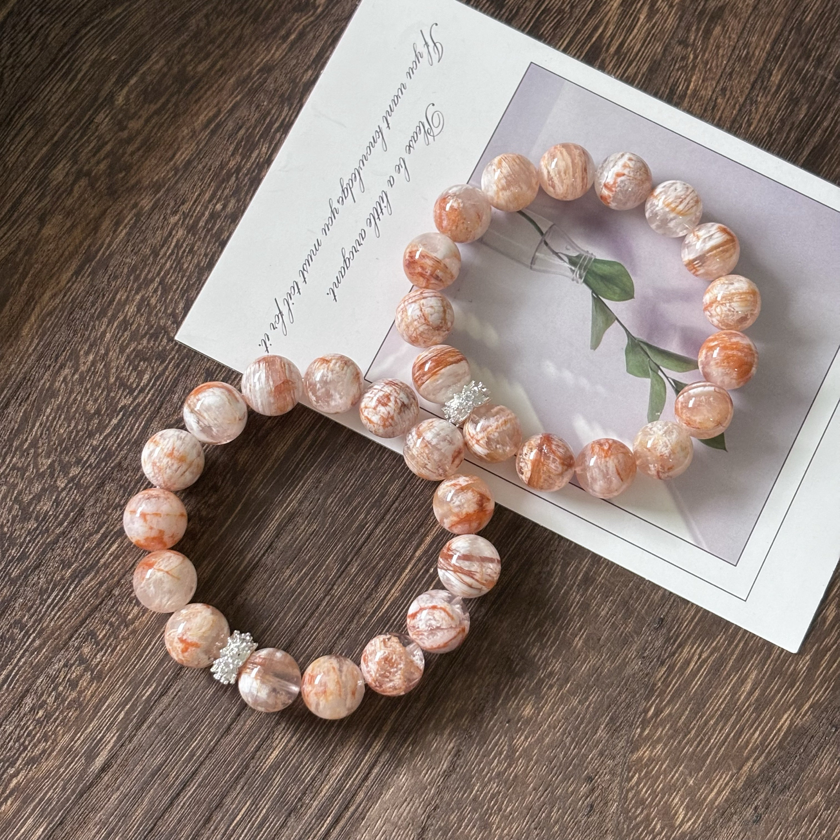 橙雪花幽灵 天然橙雪花幽灵手串,饰品/流行首饰/时尚饰品新,手饰/手串,淘宝优惠券,粉丝福利购,淘宝优惠卷