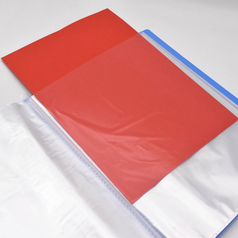 DAPAI 정보 도서 투명 삽입 폴더 테스트 종이 봉투 스펙트럼 폴더 A4 다층 파일 앨범 페이지 매김 분류 파일 가방