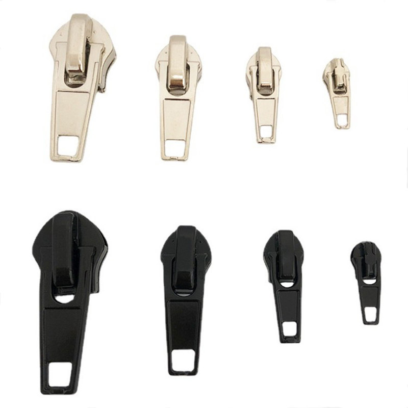 3号5号8号10号裤子有锁拉链头自动头尼龙拉链配件衣服拉锁头拉片