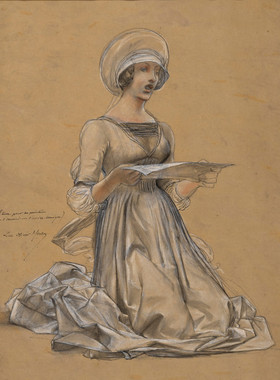 C333【法国】Luc-Olivier Merson 绘画、壁画、版画网传图库