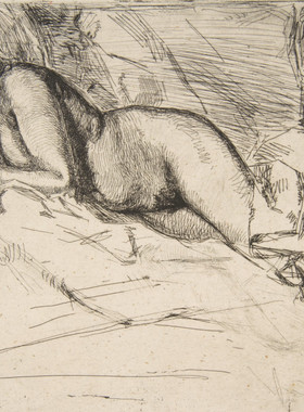 YC236【美国】惠斯勒（McNeill Whistler）素描、画稿网传图库