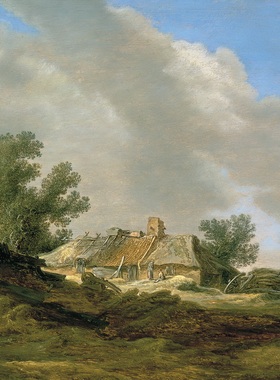 T101【荷兰】扬·凡·戈因（Jan van Goyen）油画美术临摹素材