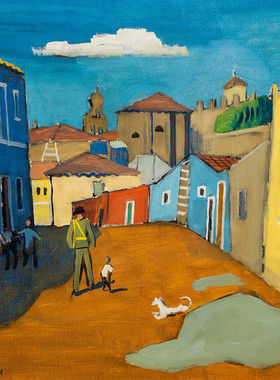 C245【奥地利】费迪南德·基特(Ferdinand Kitt)油画水彩网传图库