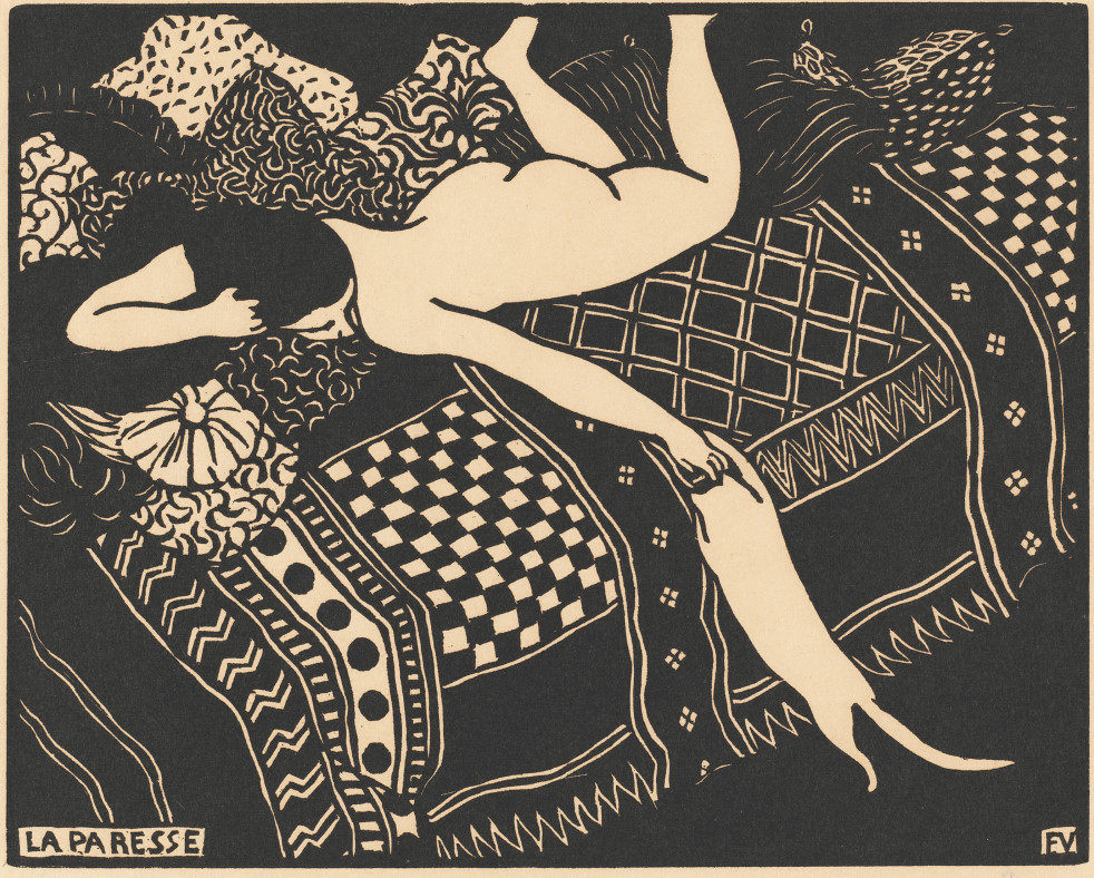 R006【瑞士】瓦洛东（Felix Vallotton）版画素描速写网传图库