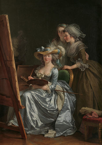 K270【法国】（Adelaide Labille-Guiard）肖像油画资源基地图库.