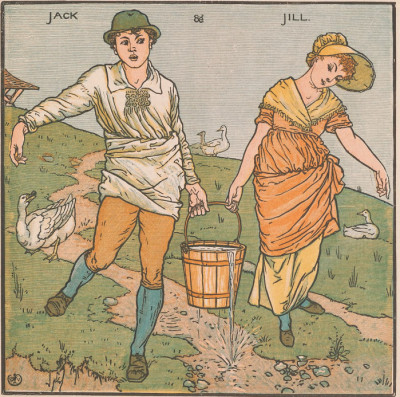 A497【英国】Walter Crane童谣乐谱插图美术素材图片版画电子图库