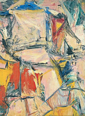 K480【美国】威廉姆·德·库宁（Willem de Kooning）抽象绘画
